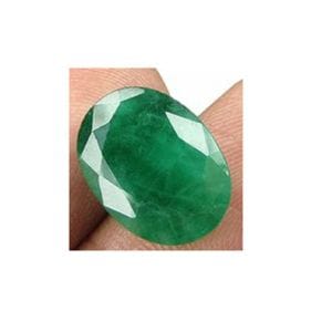 Natural Emerald Stone Natural ( Panna ) Oval Cut Certified Pacha Gemstone 2.25 Ct to 15 Ct