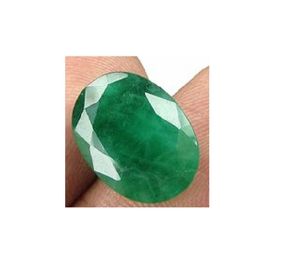Natural Emerald Stone Natural ( Panna ) Oval Cut Certified Pacha Gemstone 2.25 Ct to 15 Ct