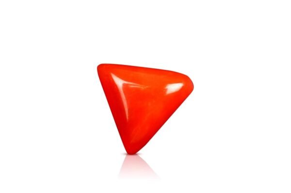 Natural Gemstone Natural Certified ( lal moonga ) Triangle Shape Munga Gemstone 2.25 Carat to 15 Carat