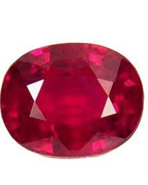Natural Ruby Stone Natural ( Manik ) Oval Cut Kempu Gemstone Natural Certified 2.25 Ct to 15 Ct