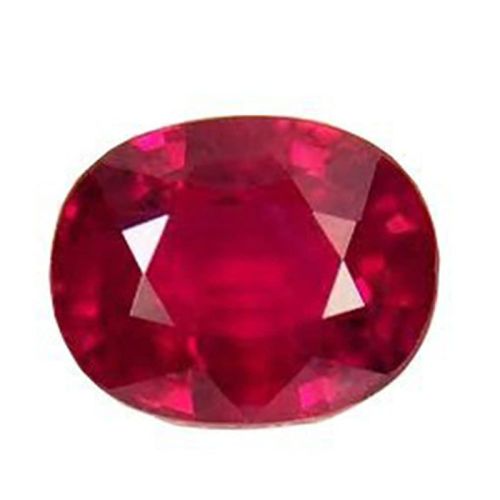 Natural Ruby Stone Natural ( Manik ) Oval Cut Kempu Gemstone Natural Certified 2.25 Ct to 15 Ct