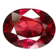 Natural Ruby Stone Natural ( Manik ) Oval Cut Kempu Gemstone Natural Certified 2.25 Ct to 15 Ct
