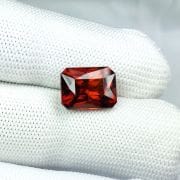 Natural Hessonite Garnet Stone Natural (gomed ) Square Cut Gomedakam Gemstone 2.25 Ct to 15 Ct