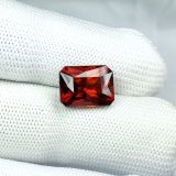 Natural Hessonite Garnet Stone Natural (gomed ) Square Cut Gomedakam Gemstone 2.25 Ct to 15 Ct