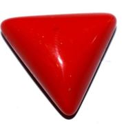 Natural   Gemstone Natural Certified ( lal moonga ) Triangle Shape  Munga Gemstone 2.25 Carat to 15 Carat