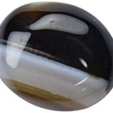 Natural Black Onyx Stone Natural Oval Cut Certified Hakik Gemstone 2.25 Ct to 21 Ct
