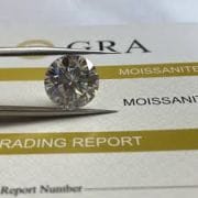 Natural GRA Certified  Moissanite Stone Natural Loose Diamond Gemstone 0.25 Ct to 15 Ct  ( 4 MM to 20 MM )