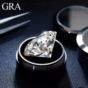 Natural GRA Certified  Moissanite Stone Natural Loose Diamond Gemstone 0.25 Ct to 15 Ct  ( 4 MM to 20 MM )