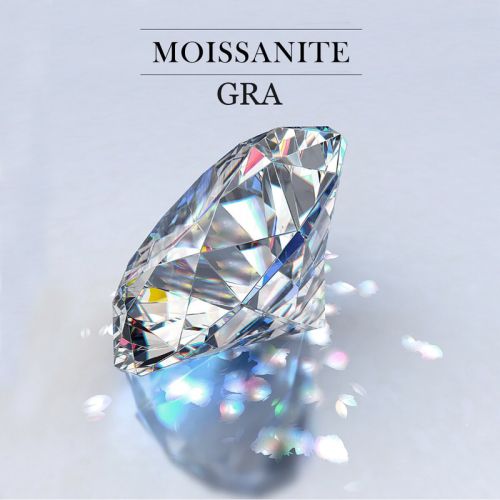 Natural GRA Certified Moissanite Stone Natural Loose Diamond Gemstone 0.25 Ct to 15 Ct ( 4 MM to 20 MM )