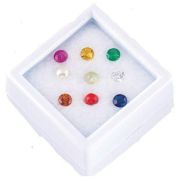 Natural Certified Navratna Stones 9 navratna gems for Unisex 2 MM to 5 MM Size