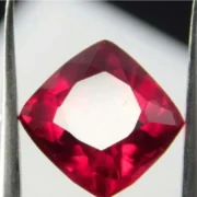 Natural Ruby Stone Natural ( Manik ) Square Cut Kempu Gemstone Natural Certified 2.25 Ct to 15 Ct