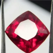 Ruby Stone Natural ( Manik ) Square Cut Kempu Gemstone Natural Certified 2.25 Ct to 15 Ct